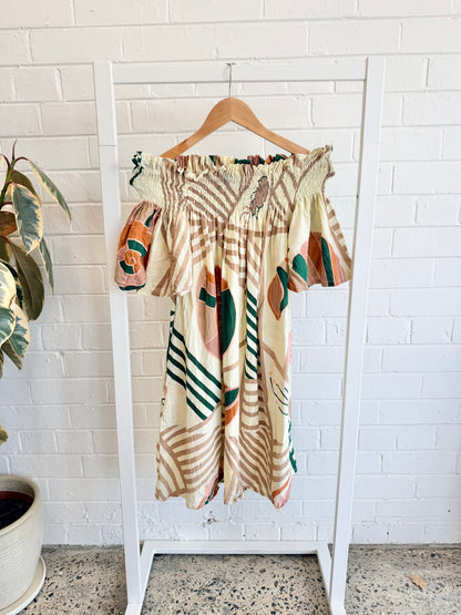 Frank & Dolly's Off Shoulder Mini Dress - Size XXS (8-10)