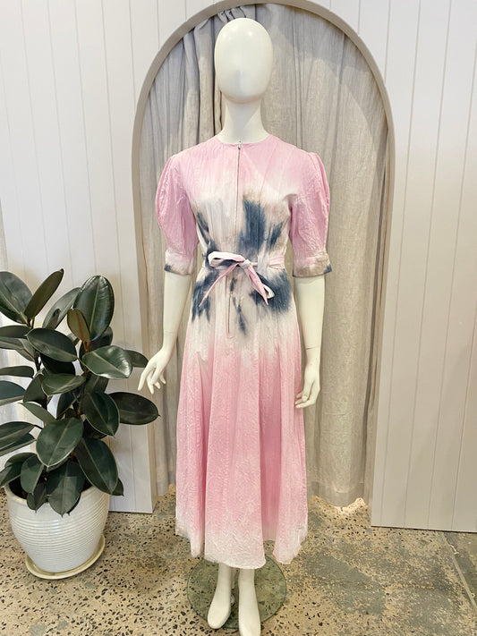Luuda Zipper Dress in Gloss - Size Small (8/10)
