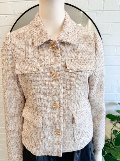Zoe Kratzmann Biscuit Adjoin Jacket - Size 1 (8)