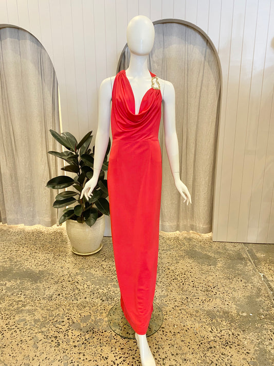 Rebecca Valance Carmine Maxi Dress - Size 12