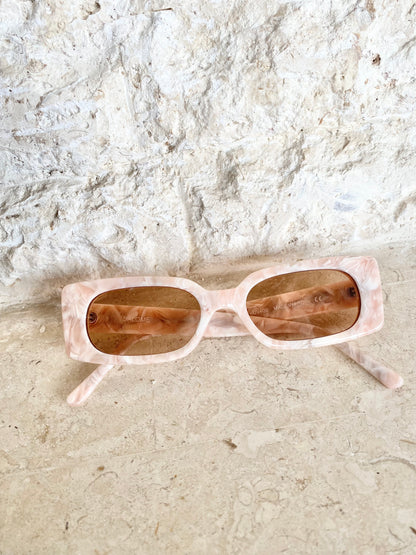 Lu Goldie Salome Sunglasses in Cotton Candy