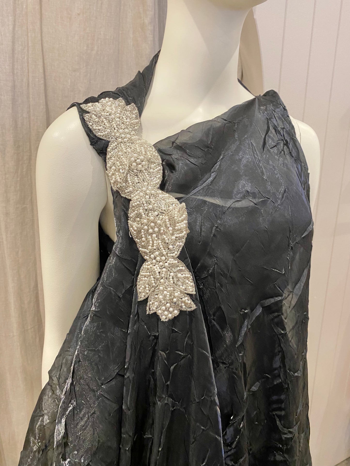 The Social Studio Black Midi Dress - Size 10