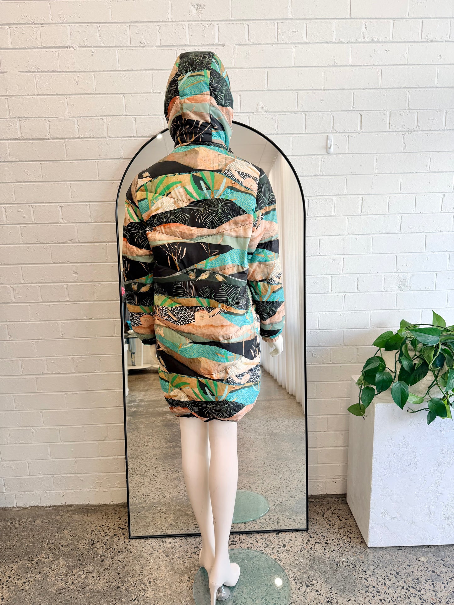 Gorman x Dana Kinter “Auguries Of Innocence” puffer jacket - Size 8