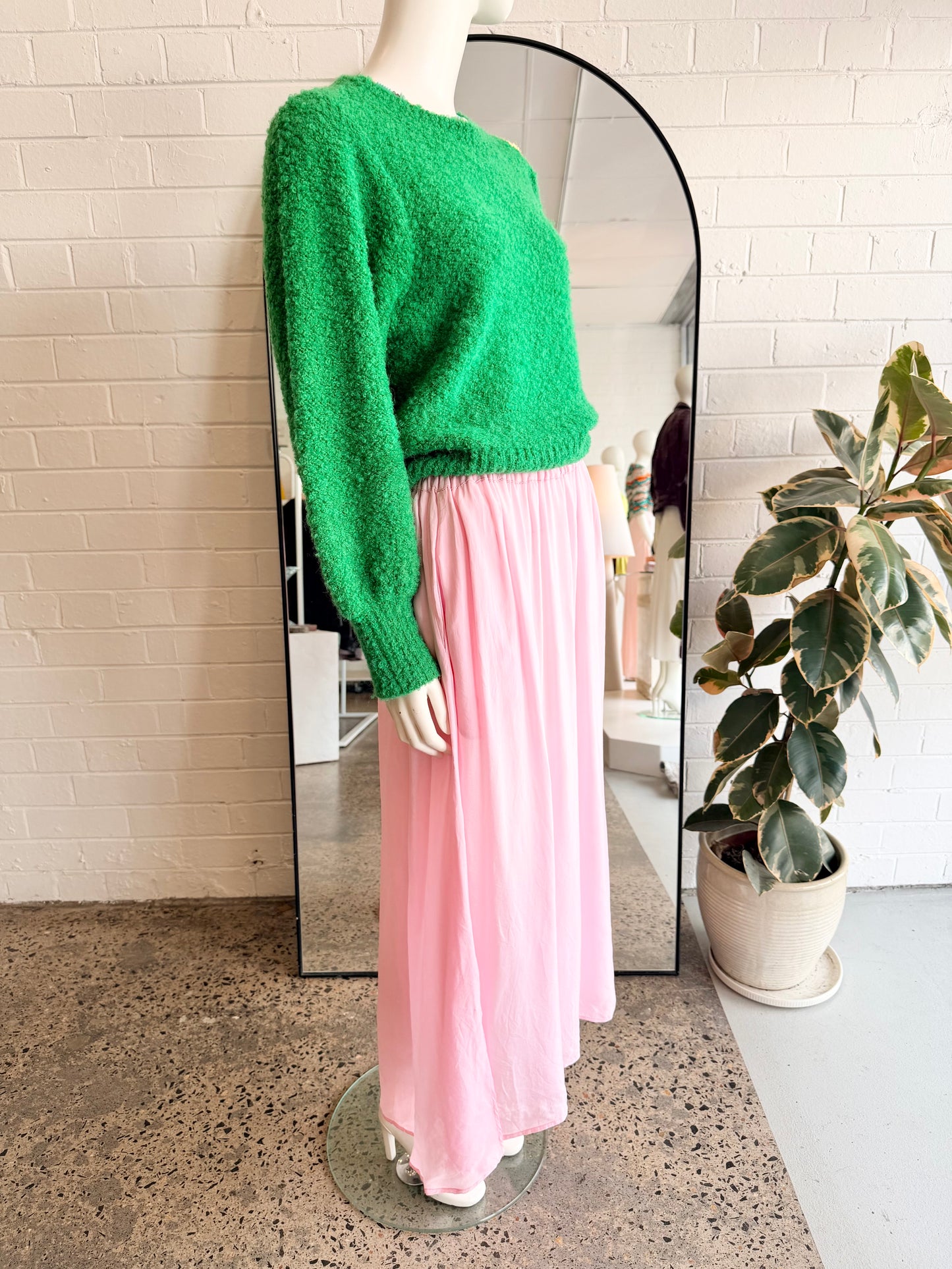 American Vintage Maxi Skirt in Pink - Size M (10-12)