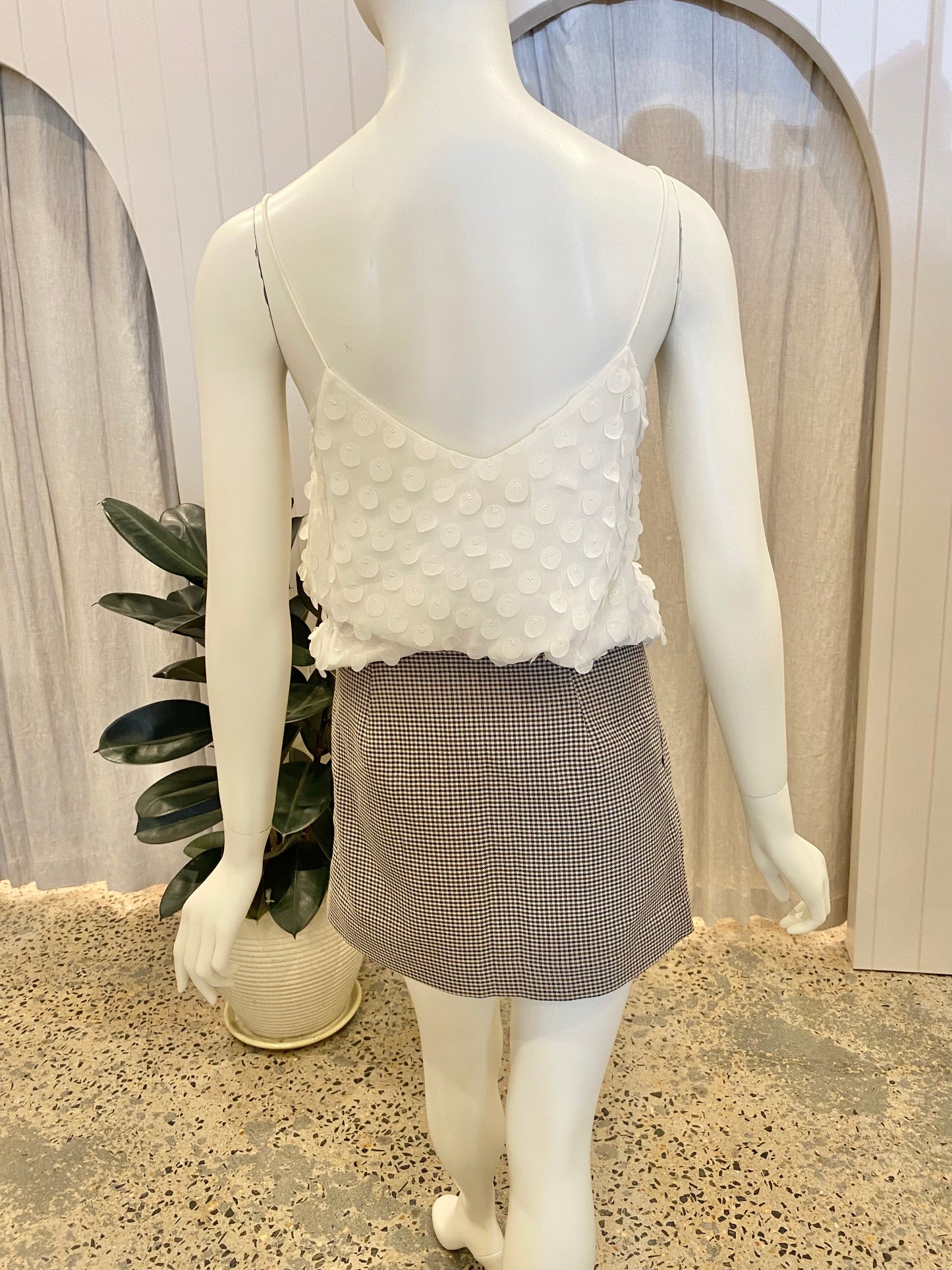 Zimmermann Wild Botanica Textured Cami - Size 0 (8)