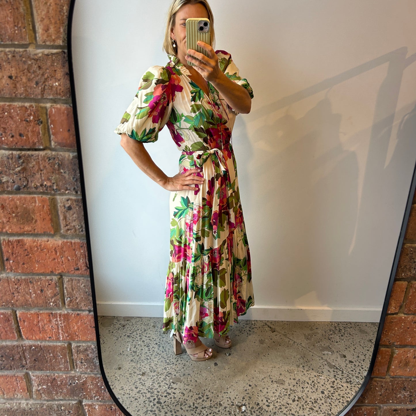 Cable Melbourne Fleur Maxi Dress - Size 8