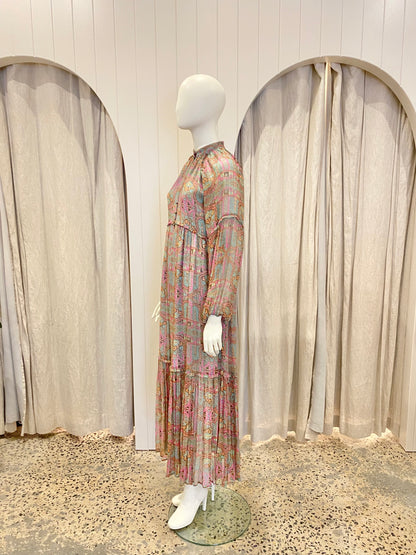 Tigerlily Marjorie Isla Maxi Dress in Taragon - Size 10