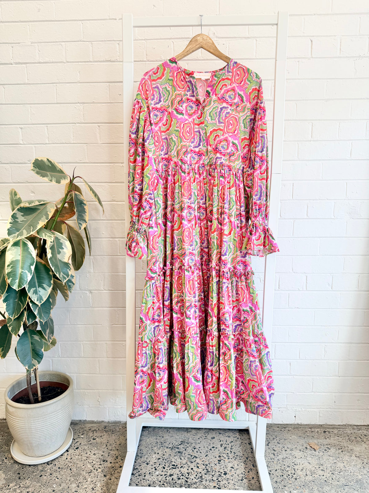 La Boheme Candy Apple Leilani Maxi Dress - Size M/L