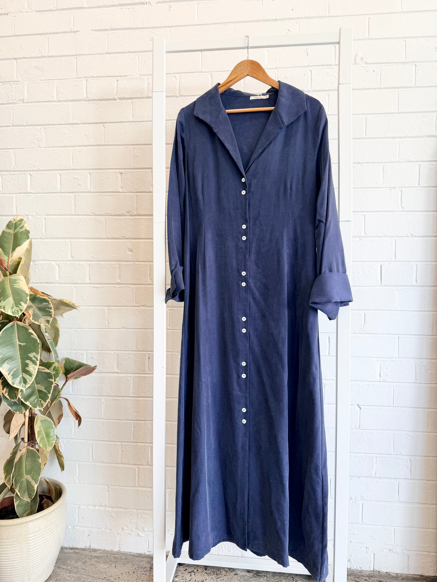 Marle NZ Navy Shirt-Dress - Size 14
