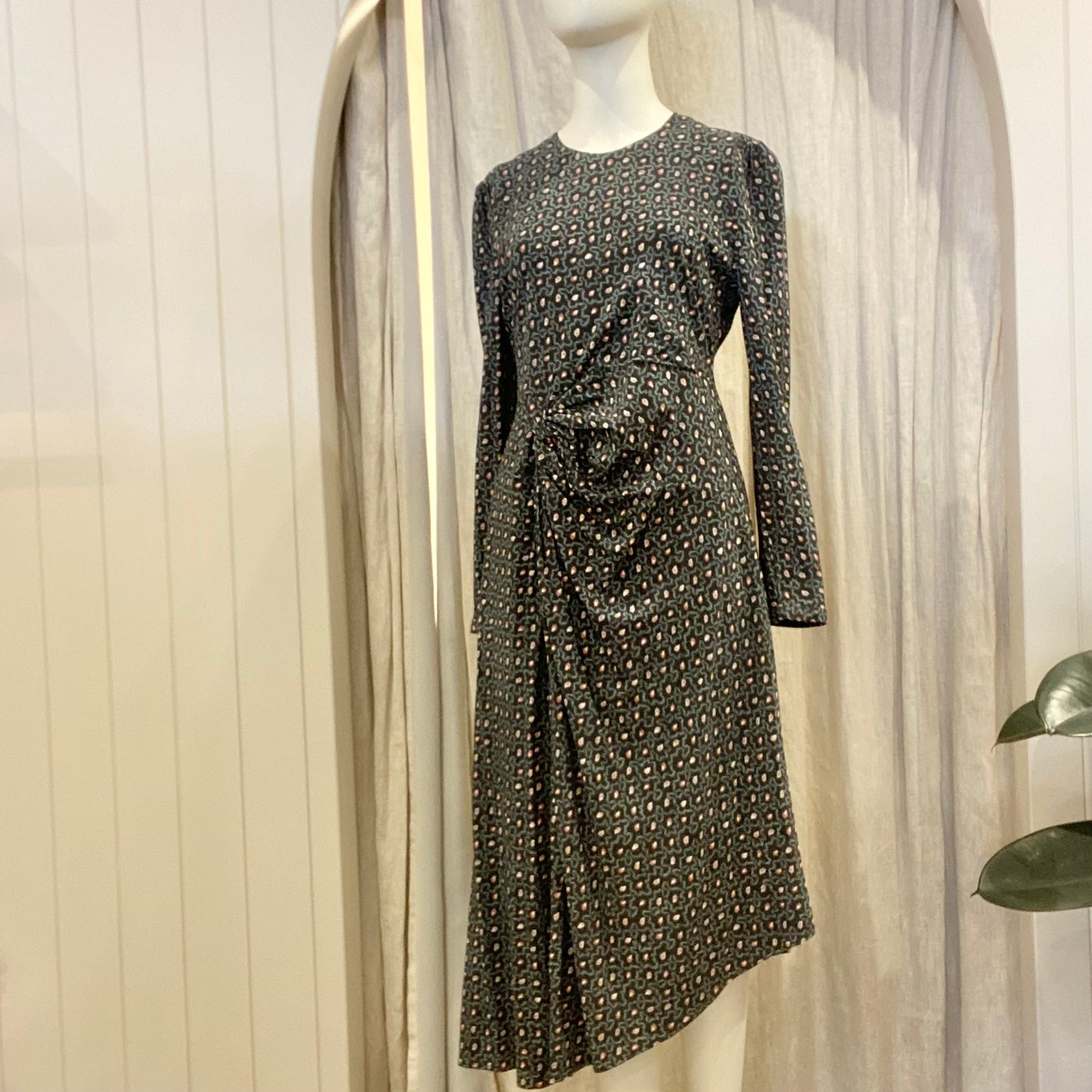 Skin and Threads Floral Midi Dress - Size 8
