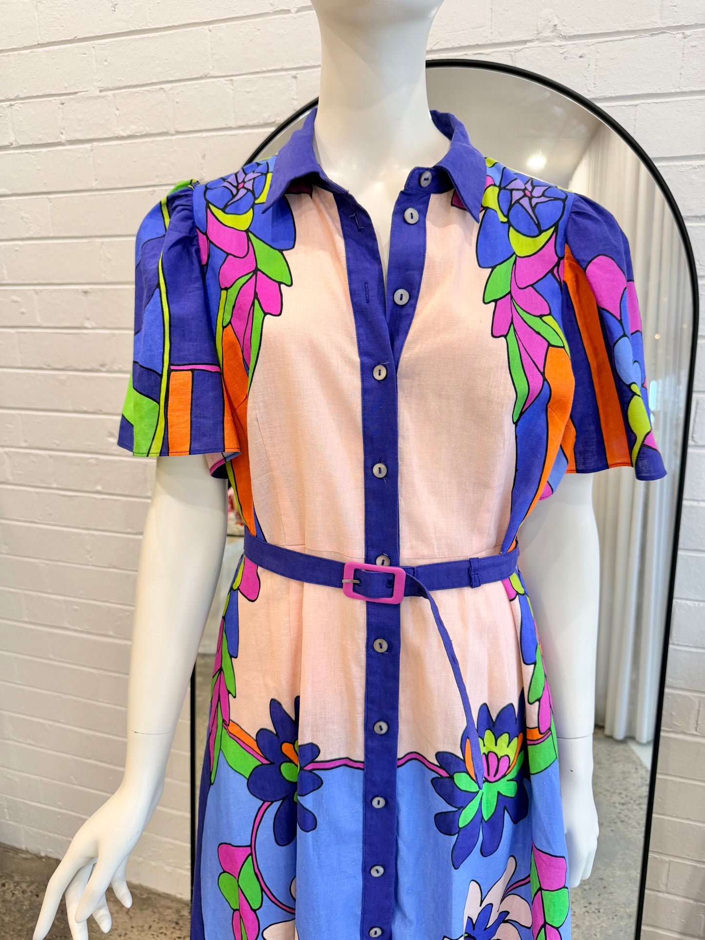 Gorman Good Fortune Shirt Dress - Size 12