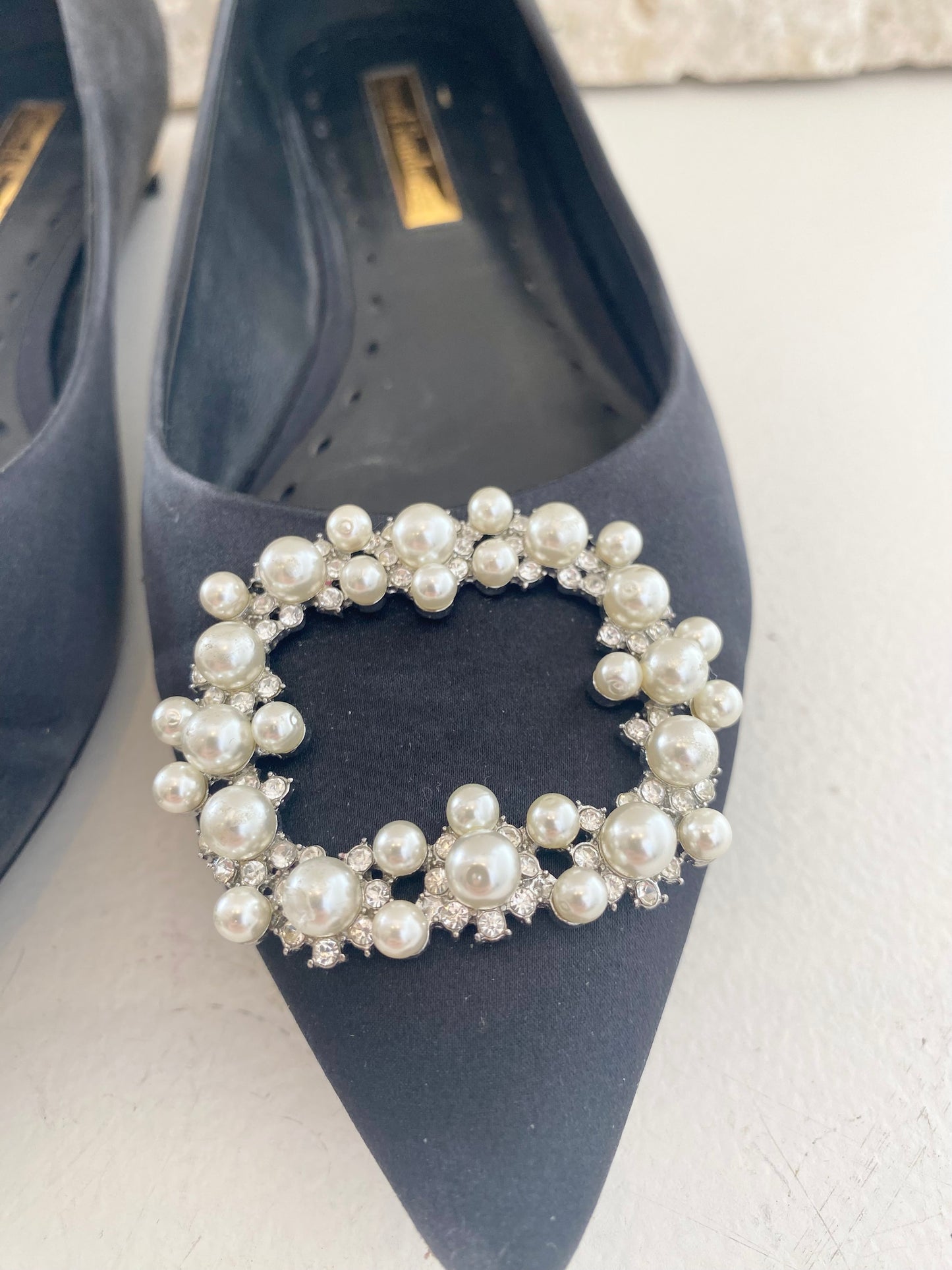 Rupert Sanderson Embelished Ballet Flats - Size 38