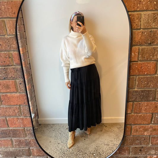 Country Road Funnel Neck Knit - Size 8