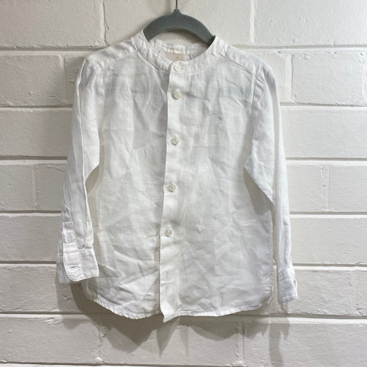 Jacadi white shirt - size 4