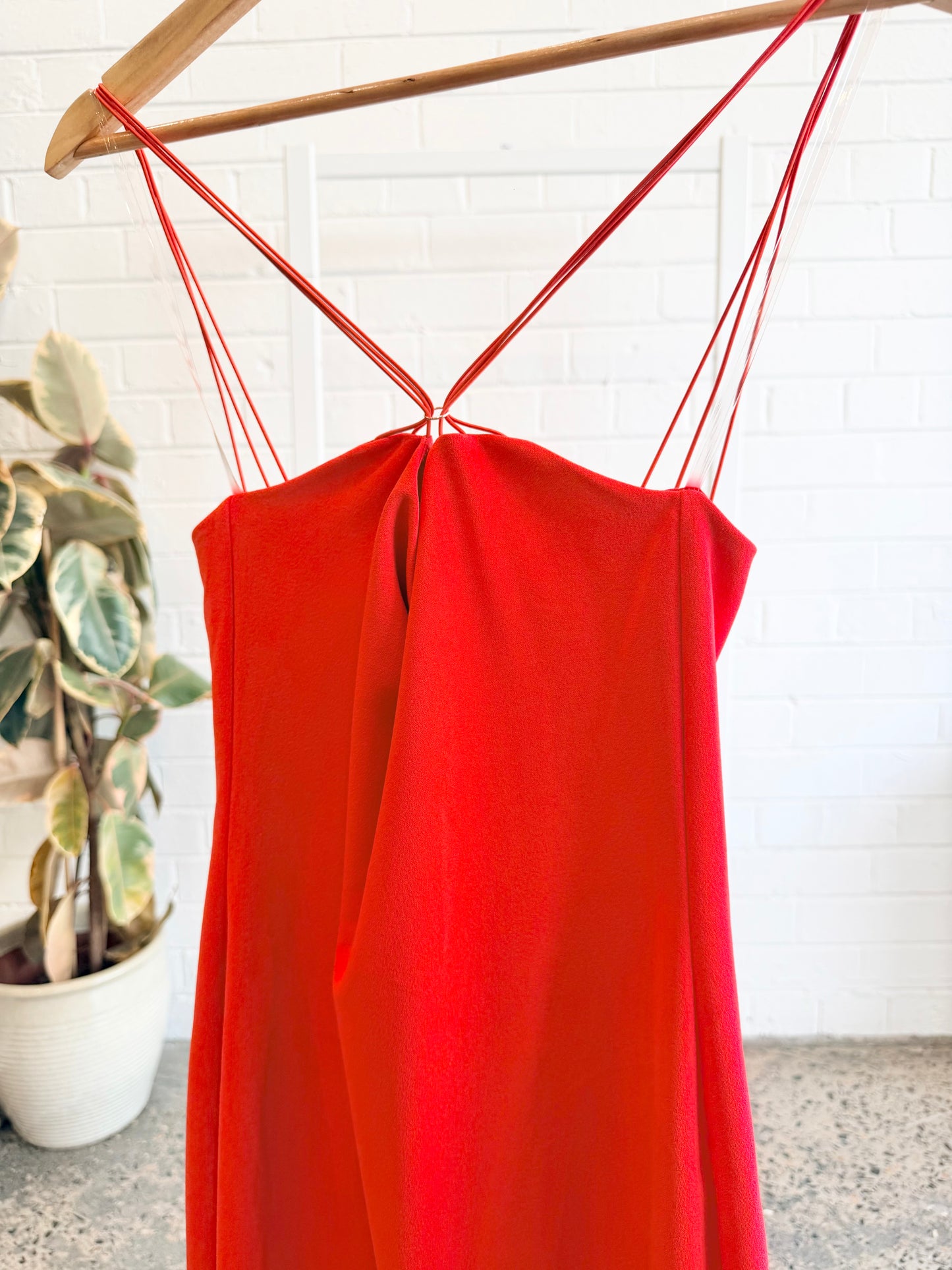 Nookie Cherry Trinity 2 Way Midi Dress - Size L (12)