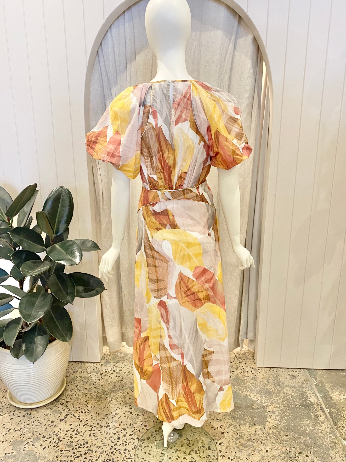 Morrison Anastasia Printed Maxi Dress - Size 0 (8)