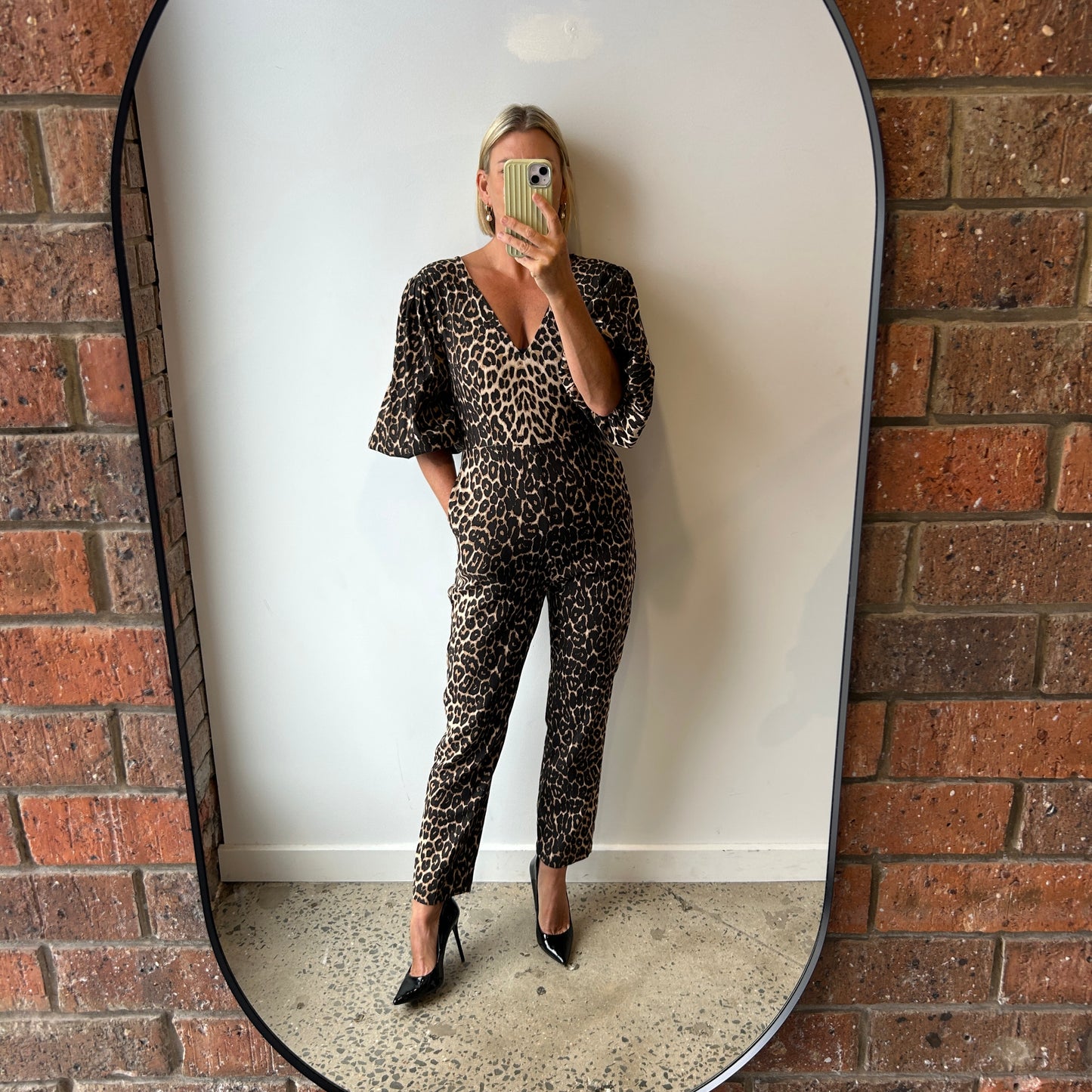 MLM Leopard Print Jumpsuit - Size S