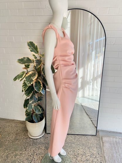 Misha 'Gia' Midi Dress in Rose - Size 10