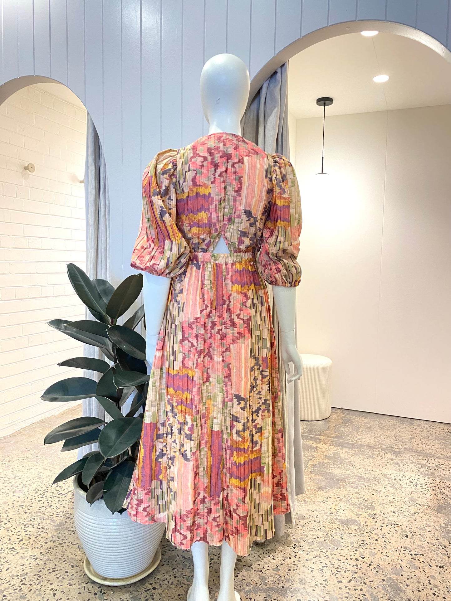 Kinney Painterly Patchwork Dress - Size Small (8/10)