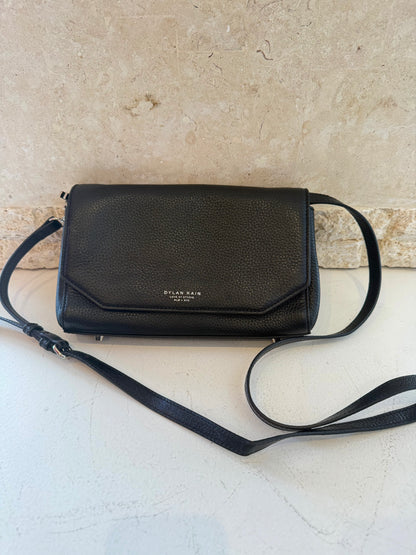 Dylan Kain Black Pebbled Love St Studios Handbag