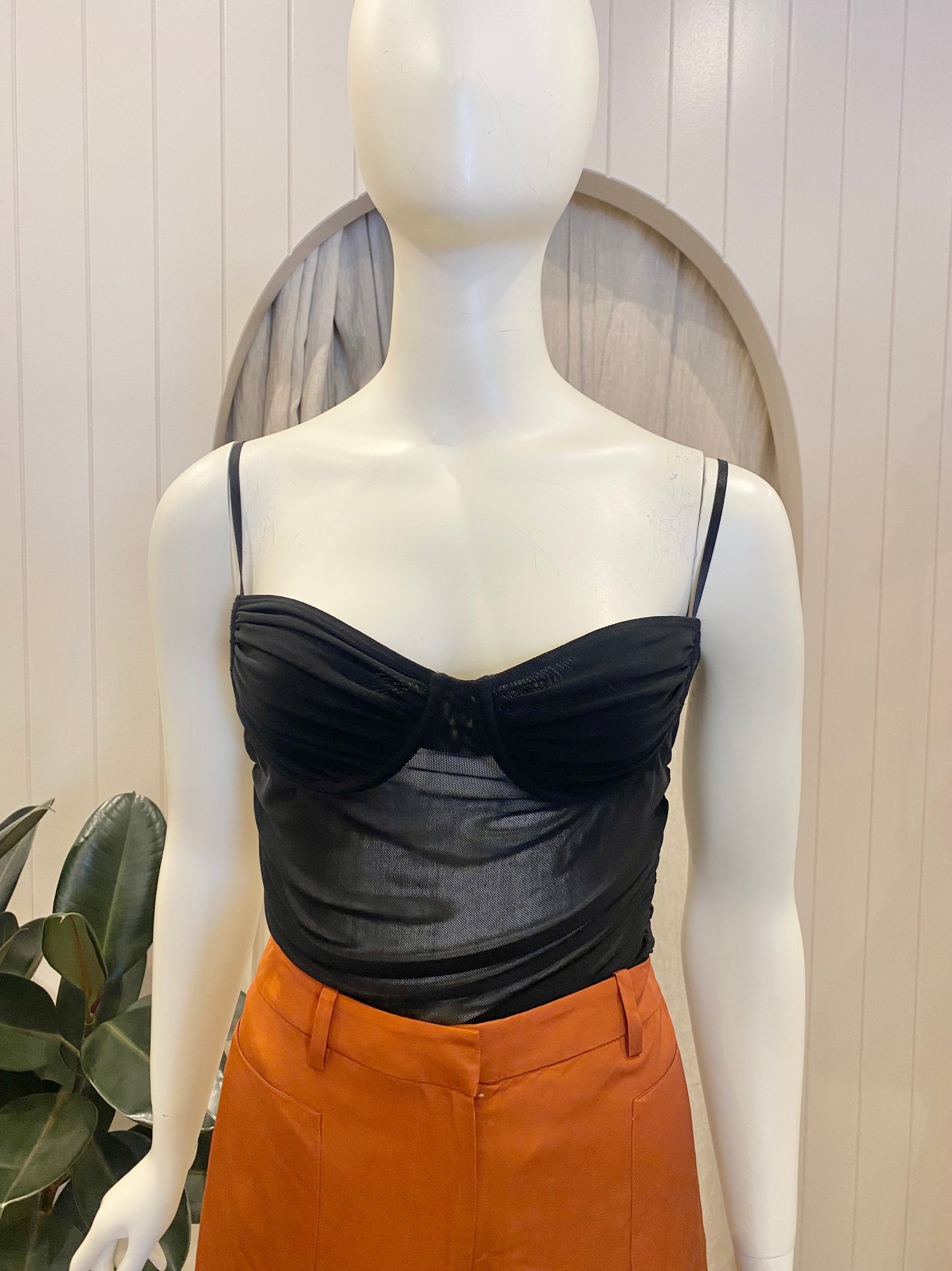 Camilla & Marc Majorelle Mesh Bodysuit - Size 12