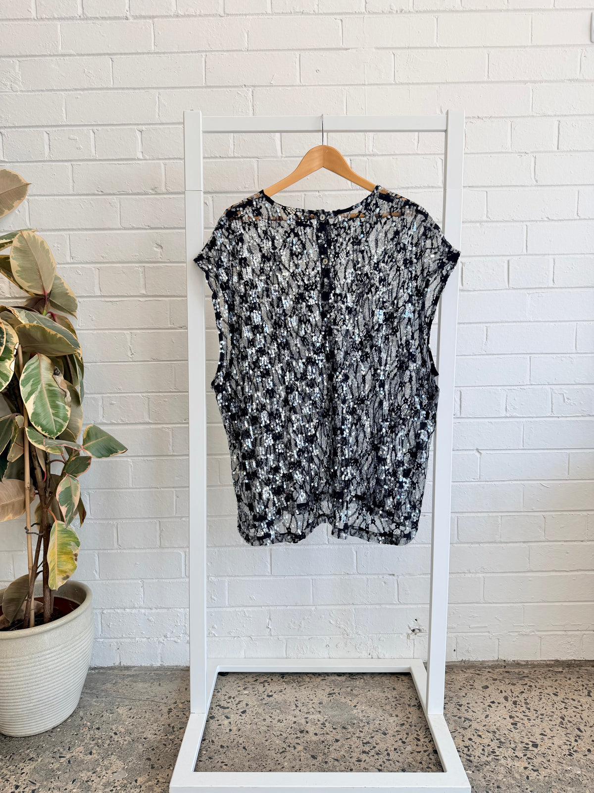 VRG Girl Devyn Sequin Top - Size 16
