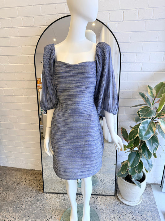 Suboo Metallic Mira Mini Dress - Size L (12)