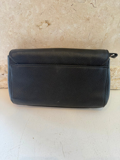 Dylan Kain Black Pebbled Love St Studios Handbag