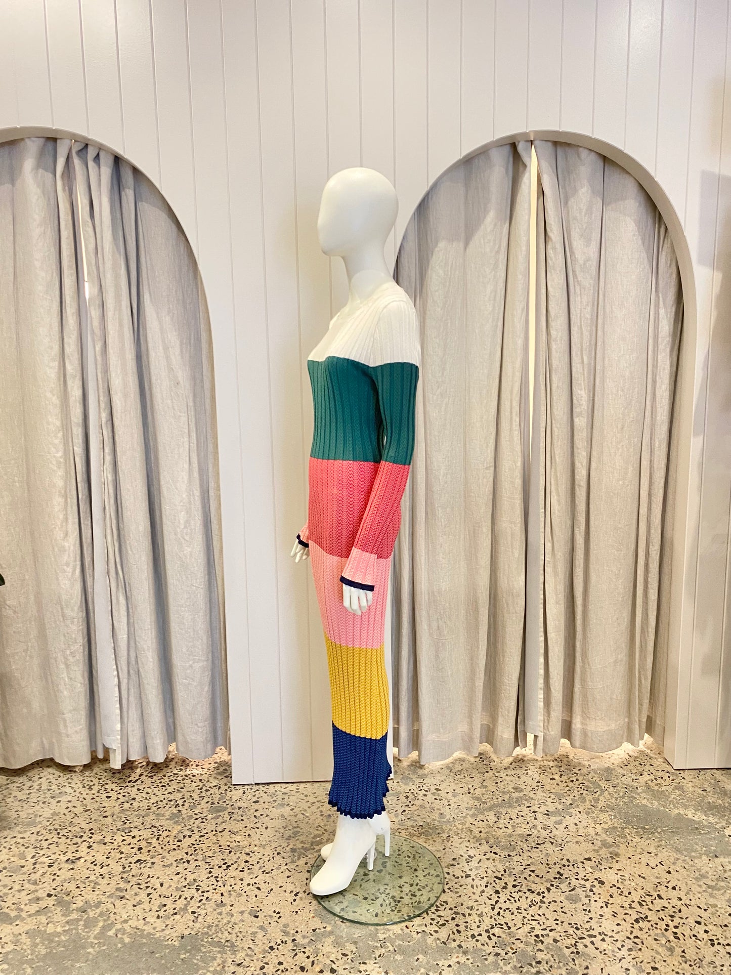 Onte 'Juli' Ribbed Knit Dress - Size M (10/12)