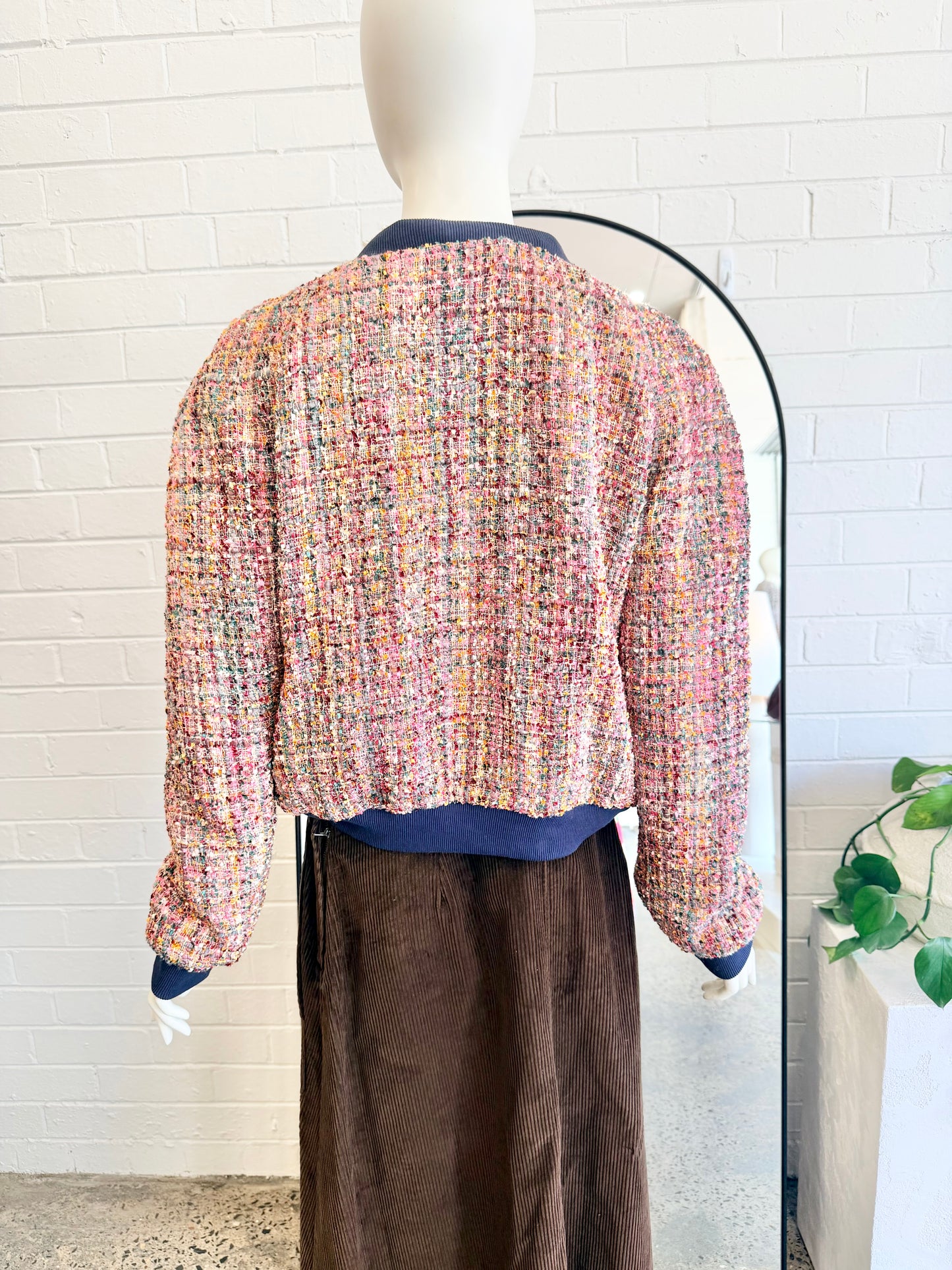 Kireina Abigail Tweed Bomber Jacket - Size M (10 - 12) - Pre-Loved Geelong 5