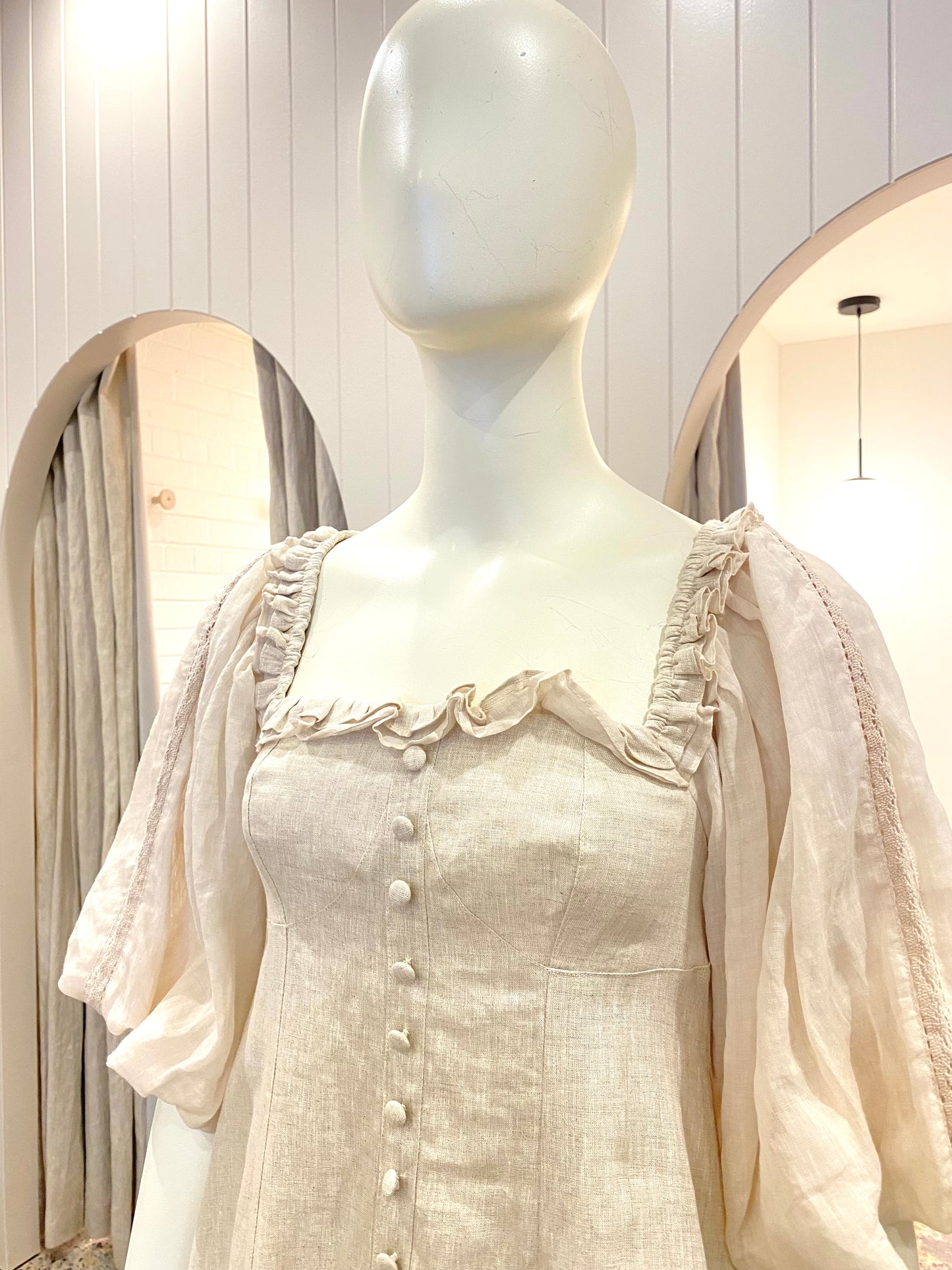 Joslin Rylee Linen Dress - Size 8