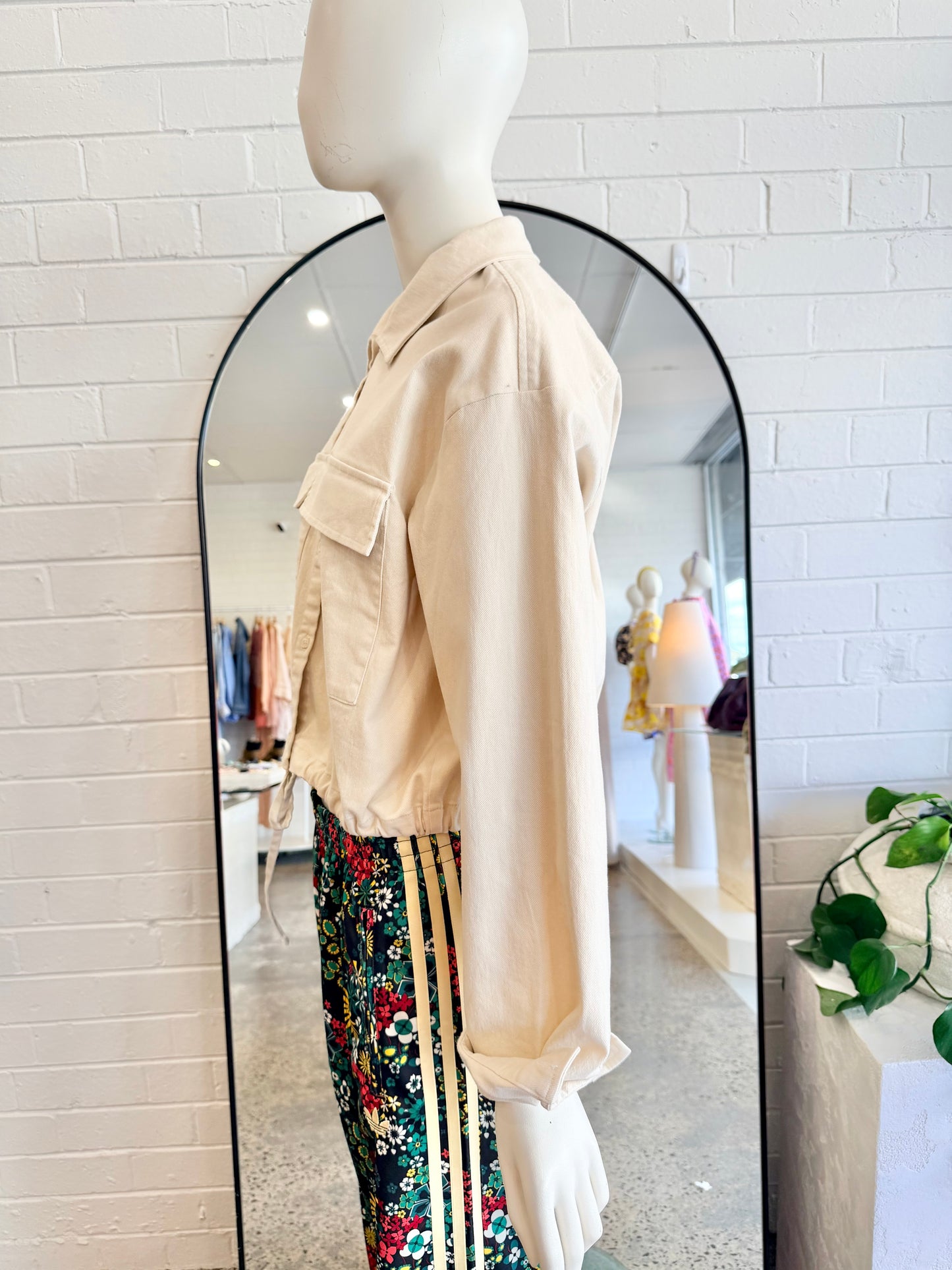 Allessandra Pebble Franklin Top/Jacket - Size S (8 - 10)