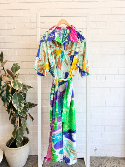 Gary Bigeni Marho Shirt Dress - Size 5 (16)