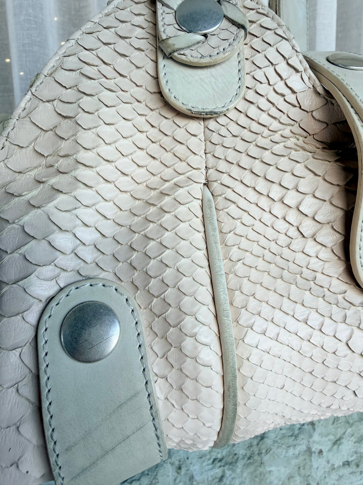 Vintage 2005 Chloe Python Silverado Handbag