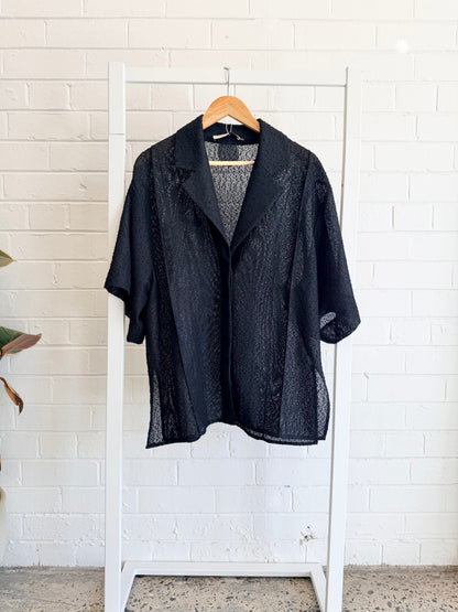 Camilla and Marc Black Merla Shirt - Size 14