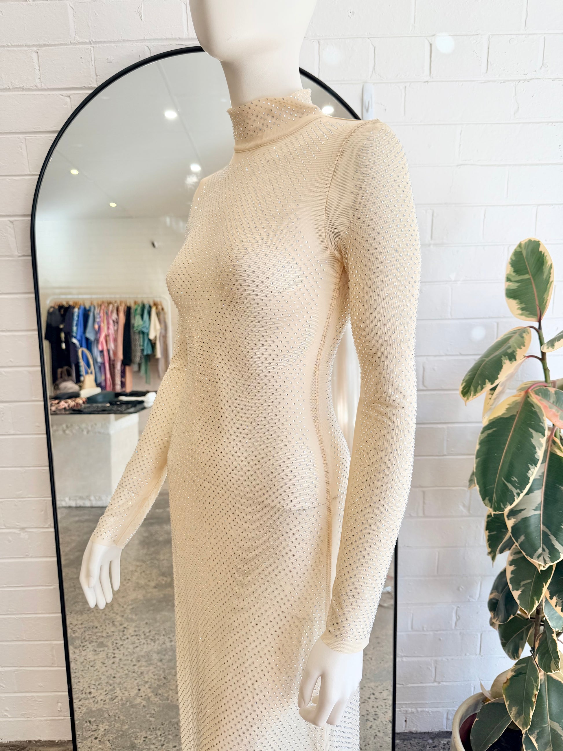 Camille Charrière x Mango Crystal Gown