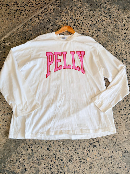 Ena Pelly White Kara Long Sleeve Tee - Size 16