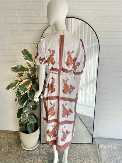 Zoe Kratzmann 'Portrait' Linen Dress - Size 1 (10)