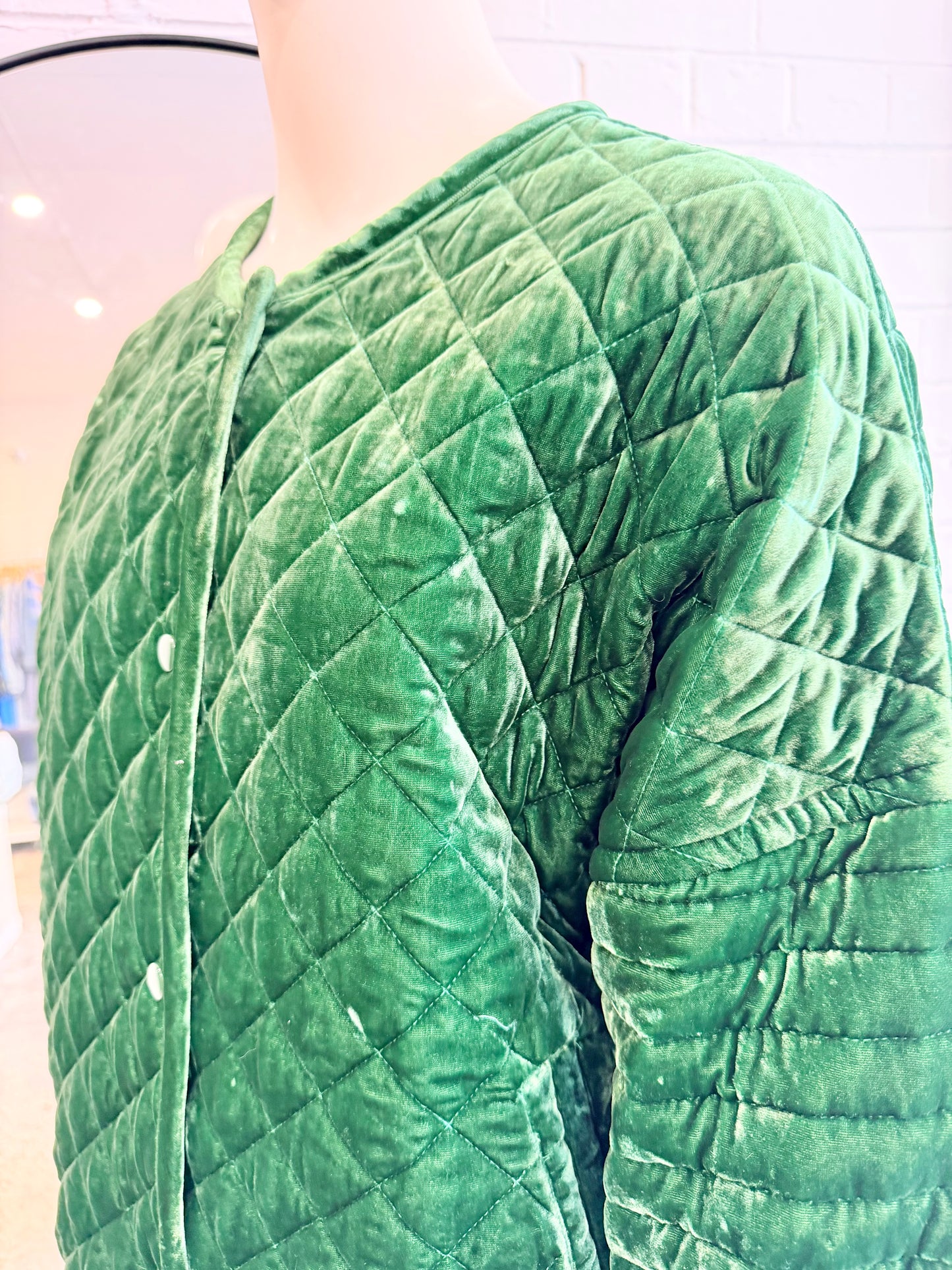 Gorman Green Bricklane Reversible Velvet Jacket - Size 6-8