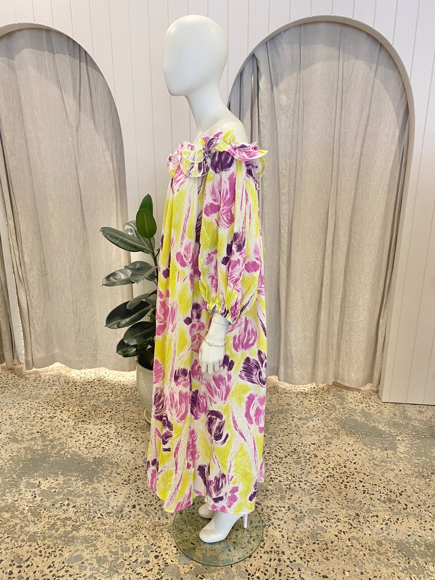 Essentiel Antwerp 'Dagent Ruffle Maxi Dress' Size 14/16