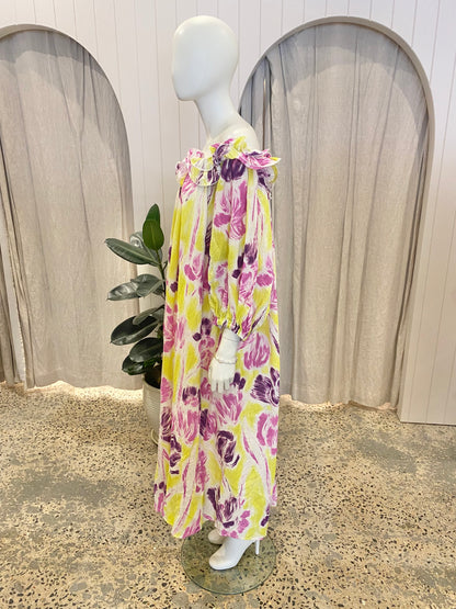 Essentiel Antwerp 'Dagent Ruffle Maxi Dress' Size 14/16