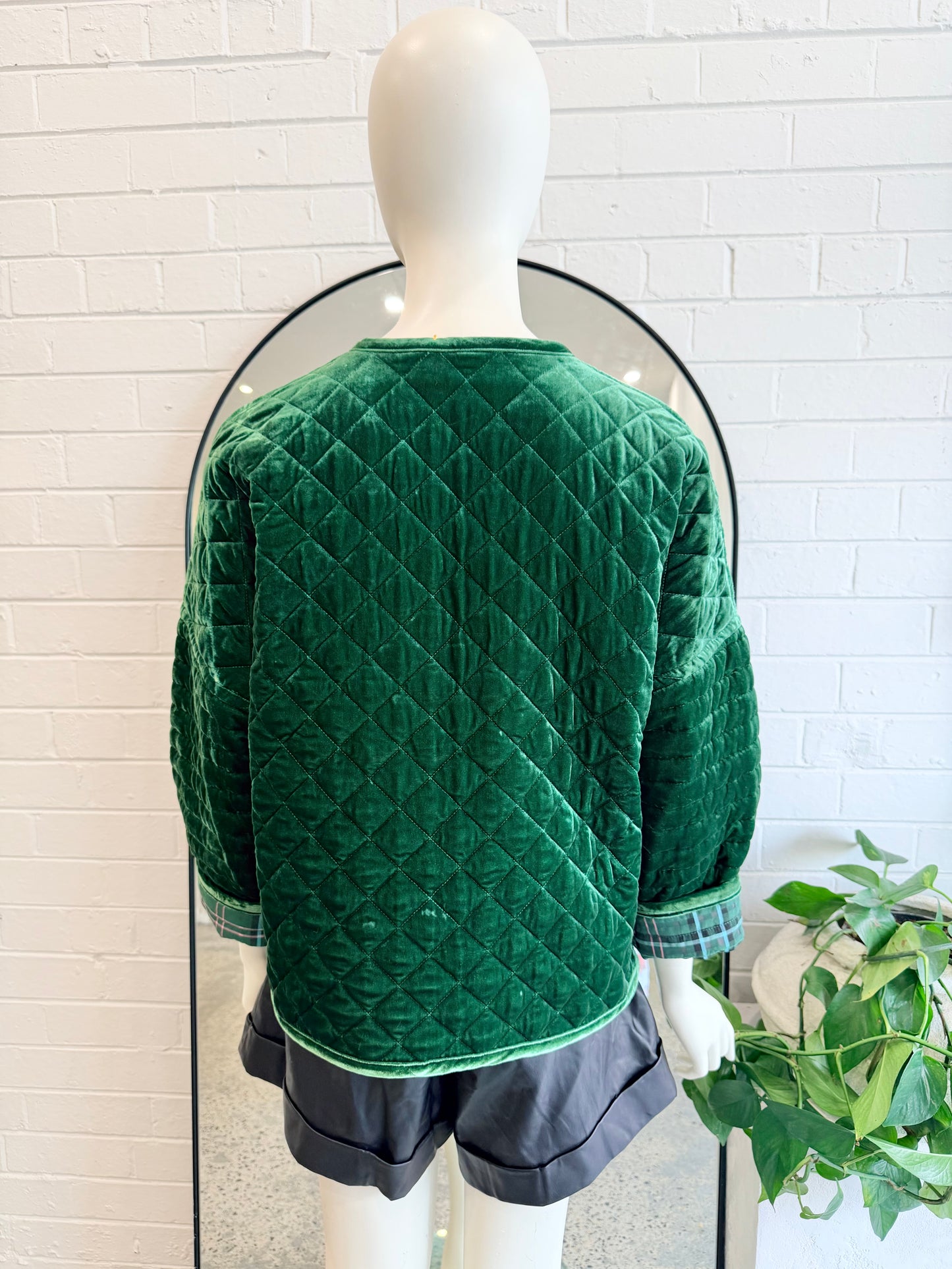 Gorman Green Bricklane Reversible Velvet Jacket - Size 6-8