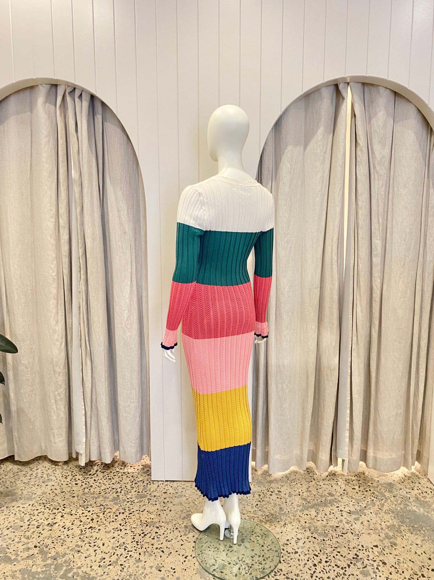 Onte 'Juli' Ribbed Knit Dress - Size M (10/12)