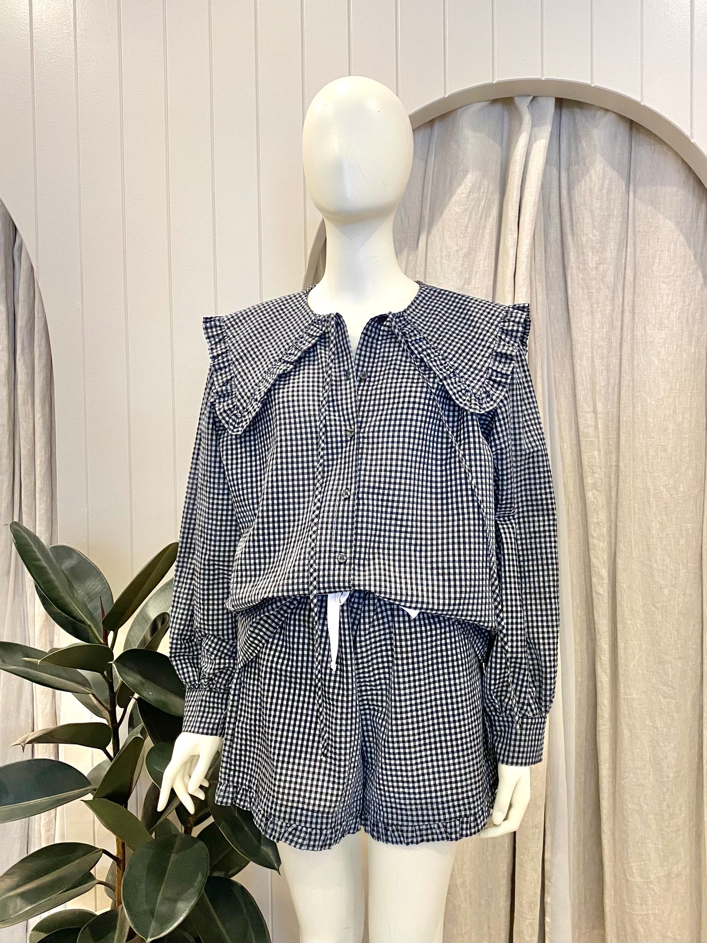 Blanca Gingham Set - Size L