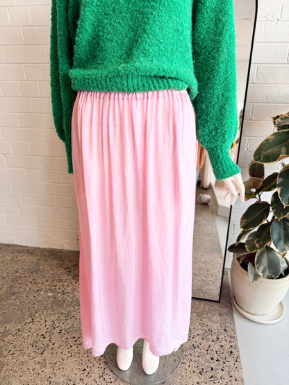 American Vintage Maxi Skirt in Pink - Size M (10-12)
