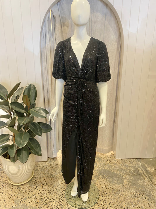 Tussah Jazlyn Sequin Maxi Dress - Size 8