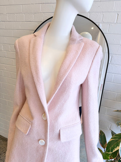Ena Pelly Pink Boucle Sample Blazer  - Size 8