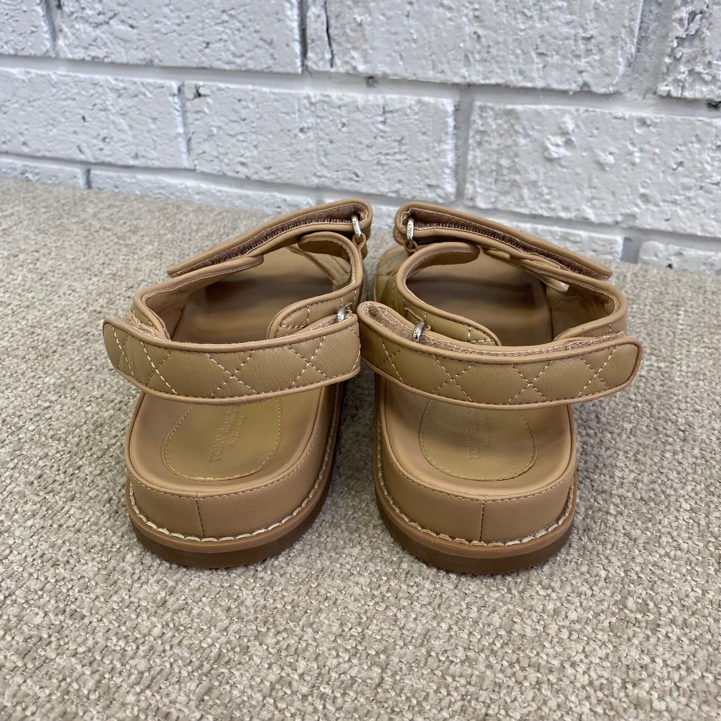 Tony Bianco Hiranni flat sandals in Honey - Size 40