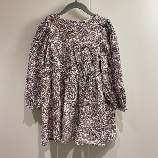 Seed Girls Paisley Corduroy Dress - Size 5