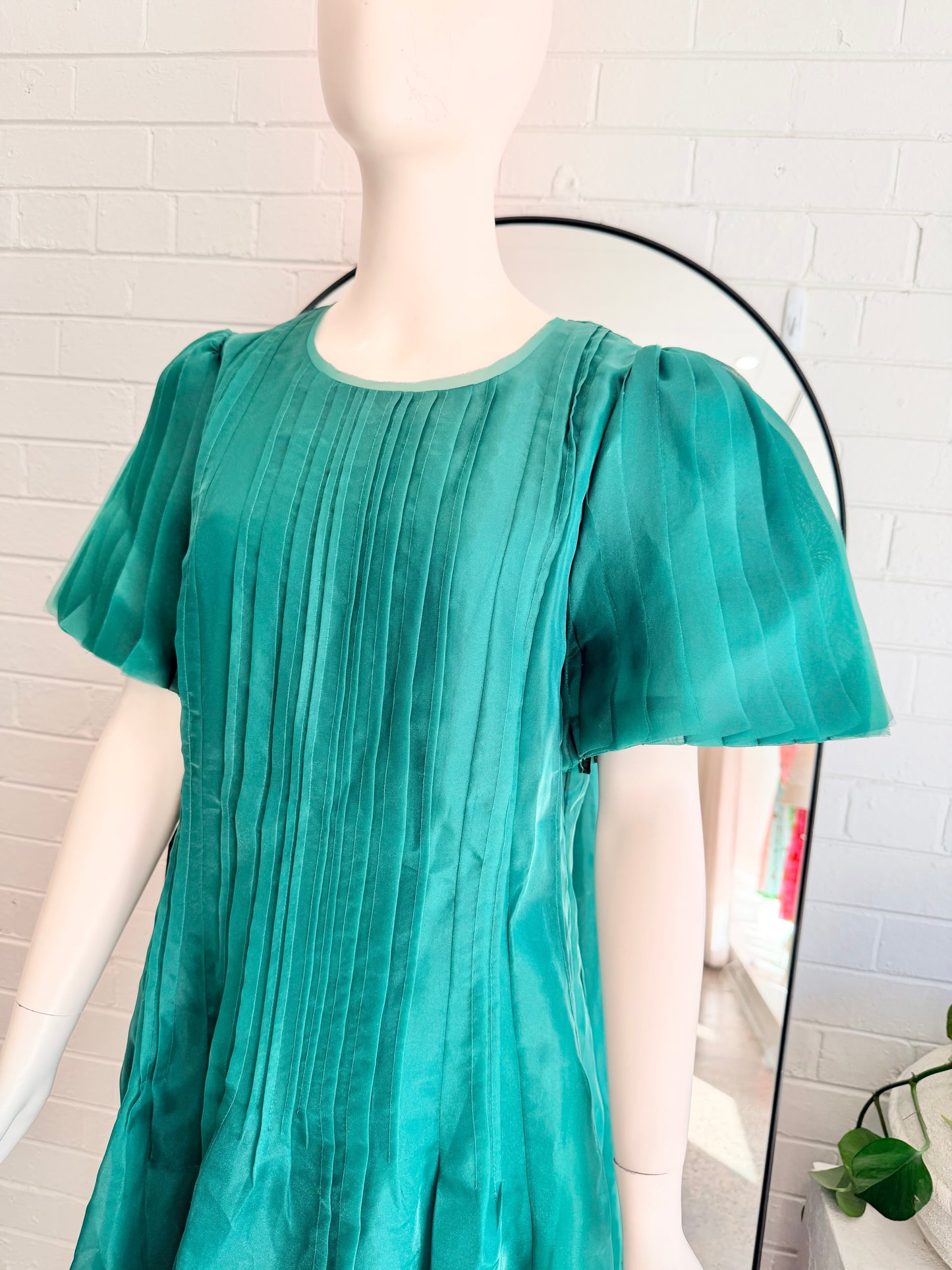 Aje Emerald Green Nova Midi Dress - Size 14